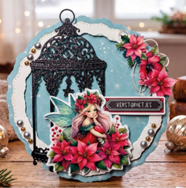 3D Cutting Sheet - Berries Beauties - Fairy Christmas - Poinsettia - CD12499