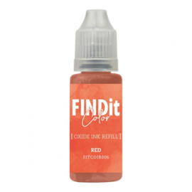FindIt Color Oxide Ink Refill – Red - FITCOIR006