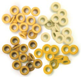 We R Memory Keepers Yellow Crop-A-Dile Standard Eyelet  (60pcs) 
