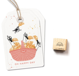 Cats on Appletrees - 28279 - Ministempel - Croissant 2