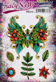 Paperartsy - Tracy Scott 104 (A5 set, trimmed, on EZ)