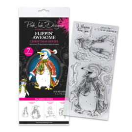 Pink Ink Designs - stempels - Flippin' Awesome Penguin - 07-0008-PI