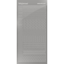 Hobbydots sticker - Mirror - Silver