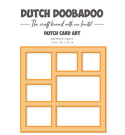 Dutch doobadoo - Card Art - patchwork square - 470.784.240