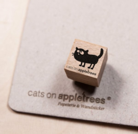 Cats on Appletrees - 2852 - Ministempel  - Poes Frida