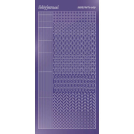 Hobbydots sticker - Mirror - Purple