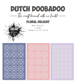 Dutch Doobadoo - Mask art Floral delight - 470.784.307
