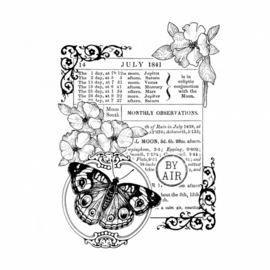 Crafty Individuals CI-652 - 'Almanack 1841' Unmounted Rubber Stamp