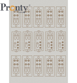 Pronty Crafts Chipboard frames and turn buttons A5 - 492.001.047.V