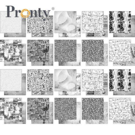 Pronty Papierset Black and White 20 vel 471.201.009