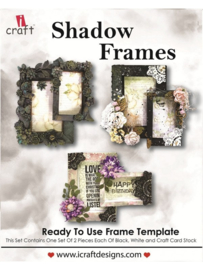 icraft - Shadow Frames - Ready to Use Scrapbook Template.