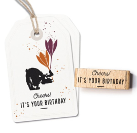 Cats on Appletrees - 27471 - Stempel - Cheers it's your birthday