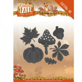 Yvonne Creations - Autumn Leaves - Fabulous Fall - YCD10149