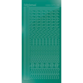 Hobbydots sticker - Mirror - Christmas Green
