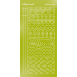 Hobbydots sticker - Mirror - Leaf Green - STDM13N