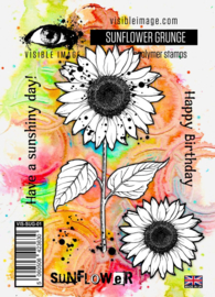Visible image Sunflower Grunge Stamp Set