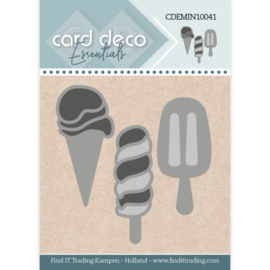 Card Deco Essentials - Mini Dies -  Ice Creams - CDEMIN10041