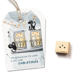 Cats on Appletrees - 28306 - Ministempel - Sterren wolk 3