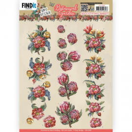 3D Knipvel - Amy Design - Botanical Garden - Red Protea - CD11908