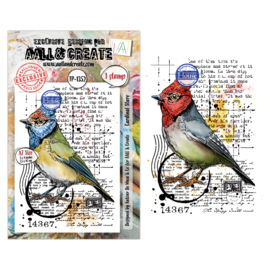AALL & Create - TP-1352 - A7 Stamp Set - Cardinal Stare