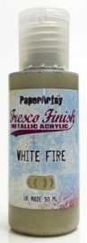 Fresco Finish - White Fire - FF121 - PaperArtsy