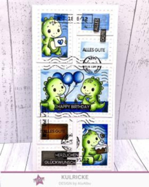 Kulricke - Clear Stamp -Dino-Minis - SST759