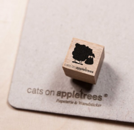 Cats on Appletrees - 2854 - Ministempel  - Schaap Elsbeth