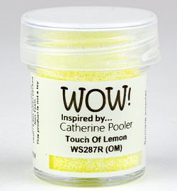 Wow! - WS287R - Embossing Powder - Regular - Embossing Glitters - Touch of Lemon