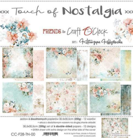 Craft O Clock - Touch of Nostalgia - Paper Pack 30,5x30,5 cm