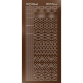 Hobbydots sticker - Mirror Brown