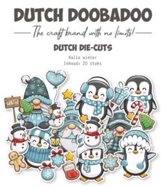 Dutch Doobadoo - Die Cuts - halo winter - 20 pcs - 474.007.048