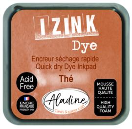 Aladine inkpad izink dye brun the