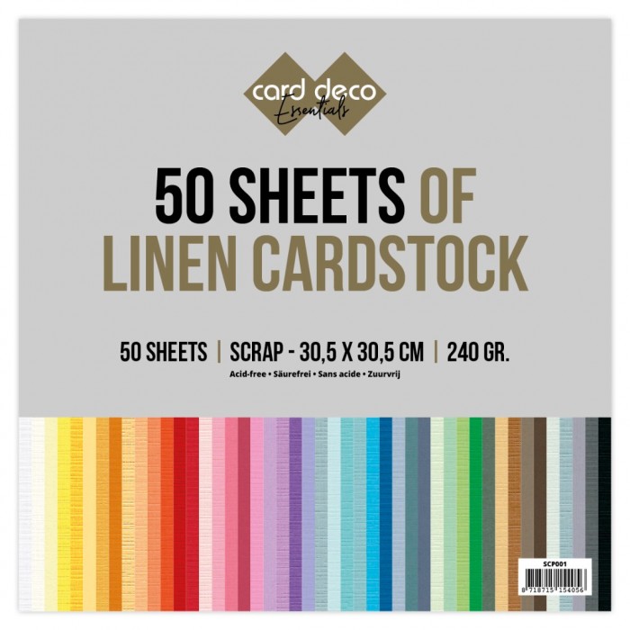Jumbo kartonpakket - Card Deco - SC - 50 Sheets - SCP001