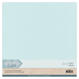 Linnenkarton - 30.5 x 30.5 - Babyblauw - LKK-SC27