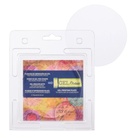 Gel Press - Gel Drukplaat Cirkel ø10,16cm
