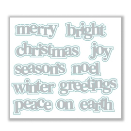 Julie Hickey design DS-HE-1069 Hazel's Christmas Sentiment Medley #3