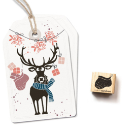 Cats on Appletrees - 28333 - Ministempel - Kerst zak 2