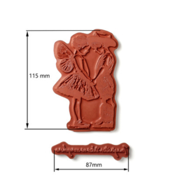 Cosmic Shimmer - Andy Skinner - Pre Cut Rubber Stamp Set - Imagination