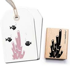 Cats on Appletrees - 2606 - Stempel - onderwater plant op=op