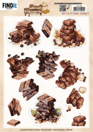 3D Cutting Sheet - Berries Beauties - Sweet Moments - Choclate Bliss - CD12430