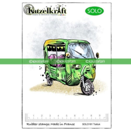 Katzelkraft - Tuktuk - Unmounted Rubber Stamp - SOLO181