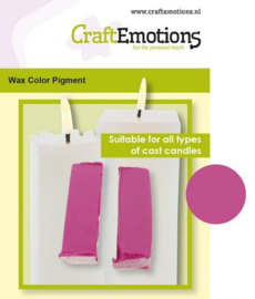 CraftEmotions Waskleurpigment fuchsia 2 sticks 30 x 10 x 10mm = +/- 5 gr