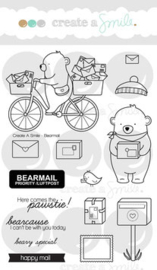 Create a smile Clear A6 Bear Mail