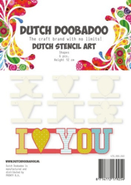 Dutch Doobadoo Dutch Stencil Art shapes