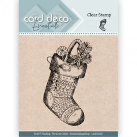 Card Deco Essentials - CDECS143 - Clear Stamps - Stocking