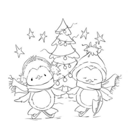 Arts by Tamara - Cute Coloring Kerst - ABT-CC-001
