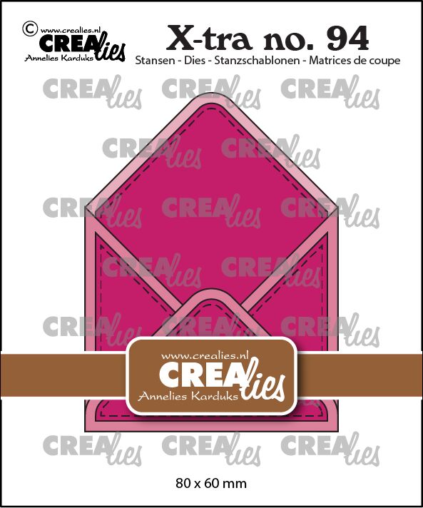 Crealies - X-tra stansen no. 94, Open envelop