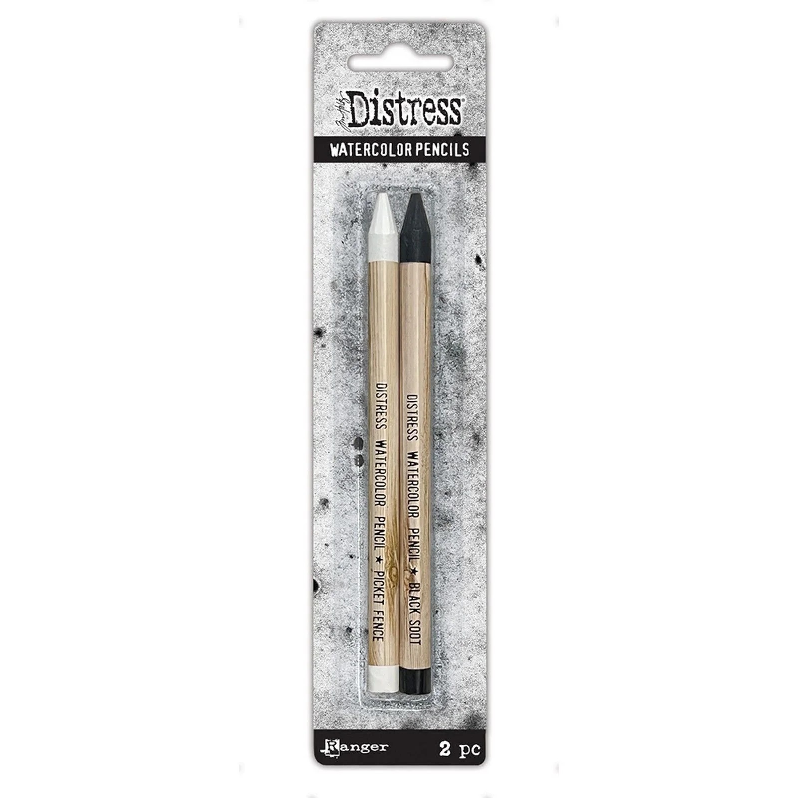 Distress watercolours pencils