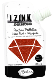 IZINK Diamond glitterverf/pasta - 80 ml - Bruin - 80845