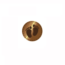 Carlijn design - CDWX-0021 - Waxzegel 9 Baby voetjes